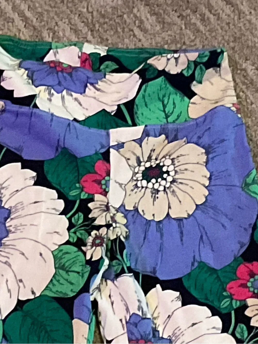 Kids Floral Flare Pants